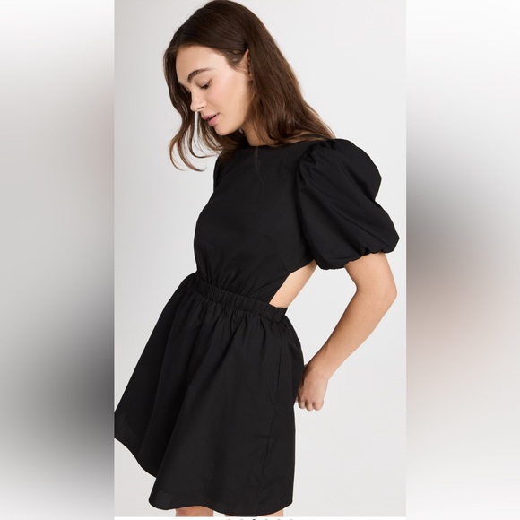 NWT English Factory Cut-Out Poplin Mini Dress - Picture 5 of 10